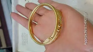 Exclusive Designer Gold Bangle Design for Everyday Use