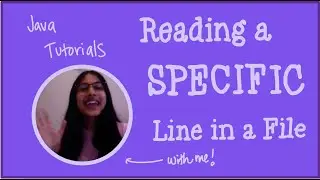 Reading a SPECIFIC Line in a File | Java