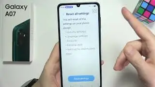 Samsung A07: How to Reset All System Settings