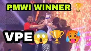 Pmwi winner 🏆 VPE again 😱🥵🏆🎉