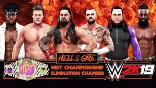 MDT CHAMPIONSHIP HELLS GATE ELIMINATION CHAMBER! WWE 2K19 SIMULATION!