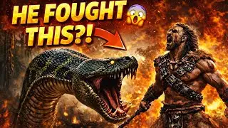 One Man vs Monster 🐍 Prehistoric Death Battle#heFoughthis#Giannke#manvsmonter