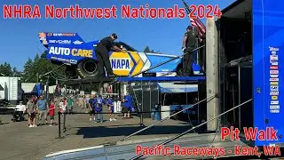 V#472 NHRA Northwest Nationals 2024 - Pit Walk | Pacific Raceways - Kent, WA | 4K