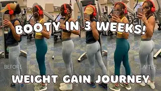HOW TO START WEIGHT GAIN JOURNEY| I GREW GLUTES IN 3 WEEKS? TIPS ON HOW I GAINED!