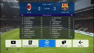 PRO EVOLUTION SOCCER 2019 AC Milan Vs Barcelona