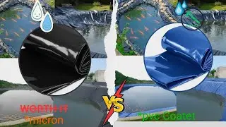 POND LINER| HDPE POND| HDPE Vs PVC COATED KONSA MATERIAL LE ?