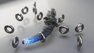 Cinema4D 2023.1 + Redshift Pyro Test Render 3