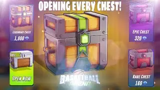 OPENING EVERY CHEST IN BASKETBALL ARENA!! *INSANE*