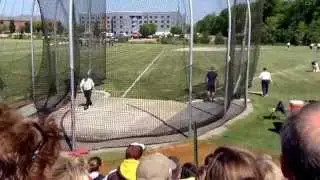 PIAA Track and Field AAA Boys Discus Champion Jordan Geist 186'2''