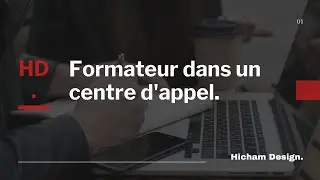 Formateur dans un centre d'appel.