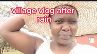 what a cold weather but dont worry come and watch my village land before rain after rain