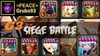 G3 Hight Level Siege =Peace= Vs Squad zero Vs NaCI