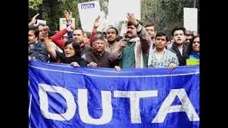DUTA protest against V.C