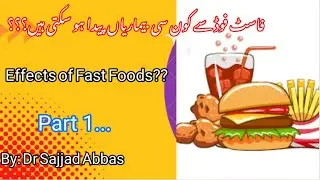 Effects of Fast Foods like diabetes and extra sugars Part 1...