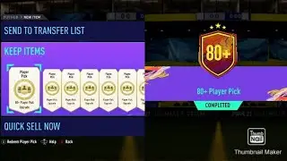 What do you get from 25 80+ player pick packs