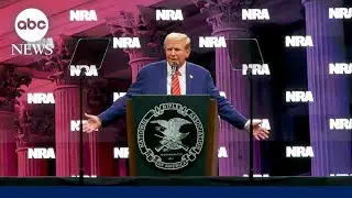 Trump addresses NRA, promising roll back of gun-control policies