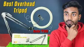Overhead Tripod Unboxing & Review | Best Tripod for YouTube, Reels & Unboxing?
