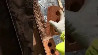 Bricklaying skills/ wall tie