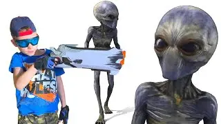 Nerf game and review the new nerf reaper Нерф игра и обзор новый нерф жнец