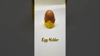 How To Make an Egg Holder | Paper Egg Holder | Origami Egg Stand🥚#craft #diy #papercraft