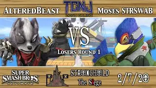 Stronghold: The Siege #1 - AlteredBeast (Wolf, Banjo) vs Moses STRSWAB (Diddy Kong, Falco) SSBU LR1