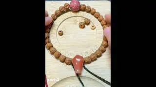 restringing is about to succeed🤨handmade Prayer Beads #asmr  #Satisfying #Relaxing #Meditation