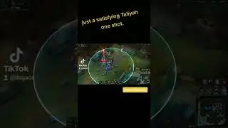 Clean Taliyah oneshot. #shorts