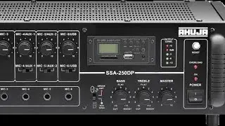 🔊 Ahuja SSA 250 DP PA Amplifier | Full Review | Sound Test | Price & Features 🔊
