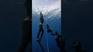 Freediving in Kalamata: competition setup for training