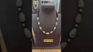 Black Beads With Minakari Work Drop Beads Exclusive Handmade Collection WhatsApp 7842720560 #beads