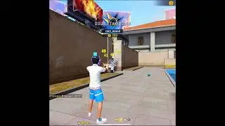 double pistol challenge 😂 #freefire #funny #shorts