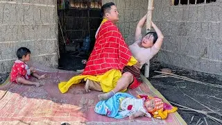 Single mothers who are mute. strongly build a new life with a monk #singlemom #bamboohouse #ceo