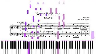 Never Be Alone | Piano with Sheet PDF + MIDI