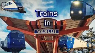[4K] Trains in Vaslui / Trenuri în Vaslui | 30.10.2023