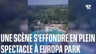 Accident &agrave; Europe Park: une plateforme de plongeon s'effondre en plein spectacle et fait 7 bless&eacute;s