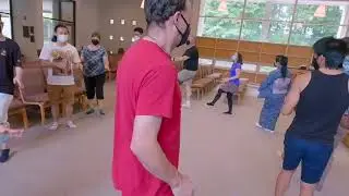 Ekoji obon dance practice 2022