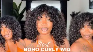 Boho Curly Bang Wig Ft. Gorgius Hair
