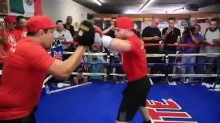 Sa&uacute;l &ldquo;Canelo&rdquo; &Aacute;lvarez entrenando!!