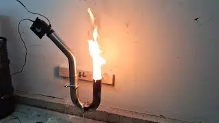 Exhaust Pipe Waste Oil Burner Free Heat Warm Winter Heater