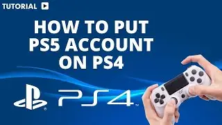 How to put PS5 account on PS4