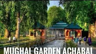 Mughal garden achabal#2022 #4k