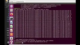 1-Network monitoring vi Ping Command in Ubuntu