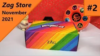 Unboxing Miraculous Ladybug Zag Store Box #2 - November 2021