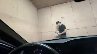ASMR Car Window Cleaning