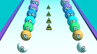 Merge 2048 Run Ball Rush ! All Levels Gameplay (263-270) android, ios
