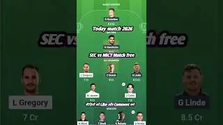 sec vs mict dream11 prediction|sec vs mict today match prediction||#MICTvsSEC#SECvsMICT#SA20#cricket