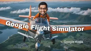 Google Virtual Flight || Flight Simulator