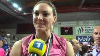 Le interviste a caldo dopo la vittoria scudetto su Novara
