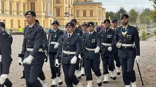Drottningholms Slott vaktavlösning. Lv 6 Halmstad -Swedec Ing 2. Eksjö 2023-10-11