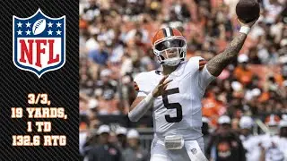 Browns Rookie QB Dillon Gabriel ALL SNAPS In Reg. Season Debut | 2025 Week 2 Highlights vs. Ravens